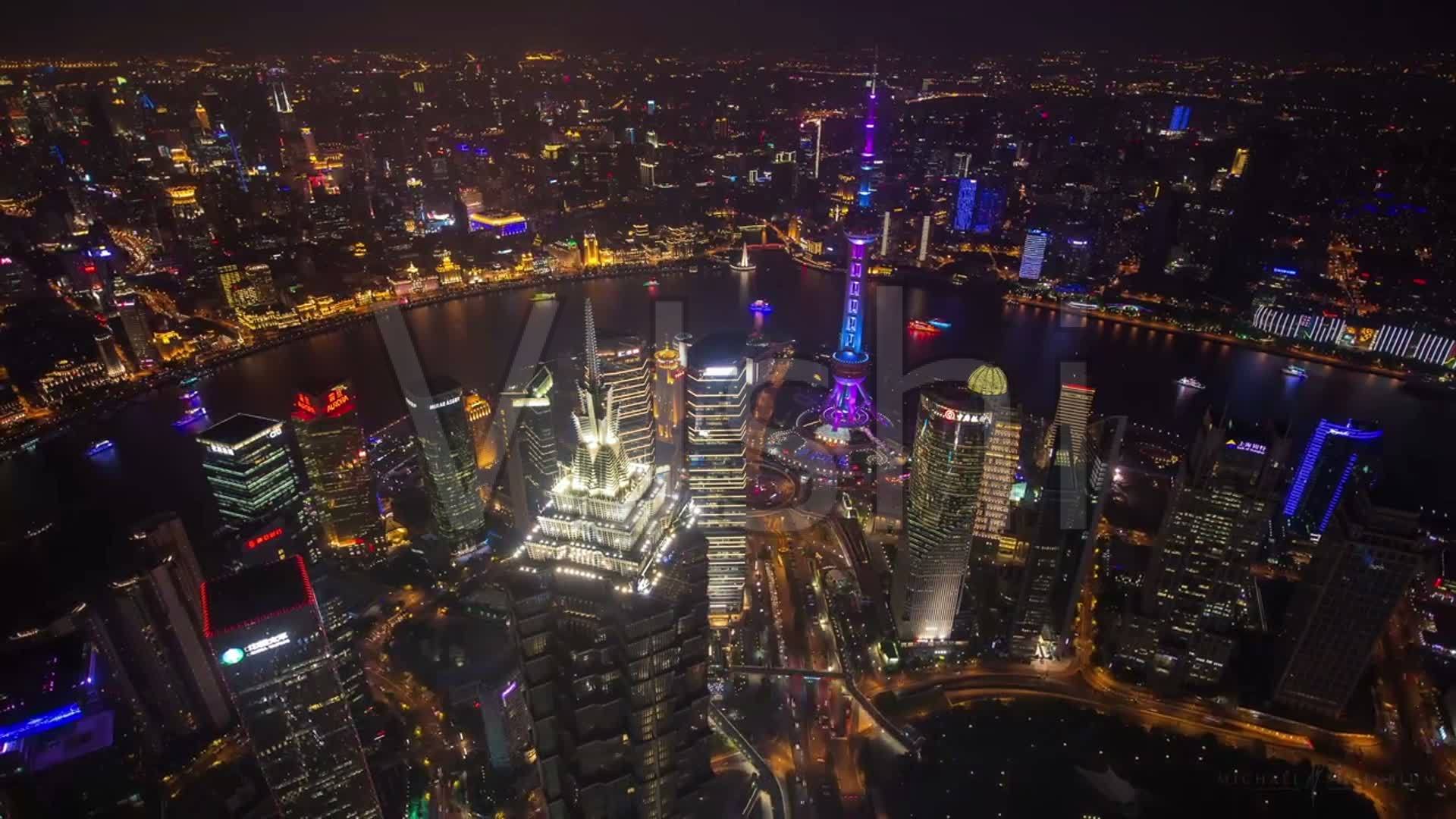 大上海大都市夜景1.2G高清4K视频_1920X1080_高清视频素材下载(编号:1619554)_实拍视频
