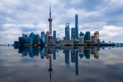 上海东方明珠倒影图片素材_免费下载_jpg图片格式_VRF高清图片500744254_ .