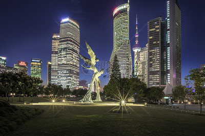 上海陆家嘴绿地风景