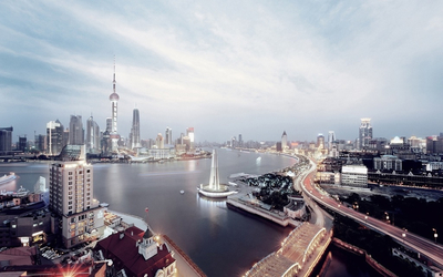 中国上海风情高清壁纸下载